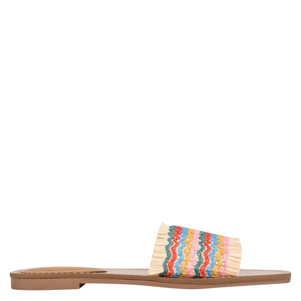 Nine West Cammie Flat Multicolor Slippers | Ireland 85D32-1F66